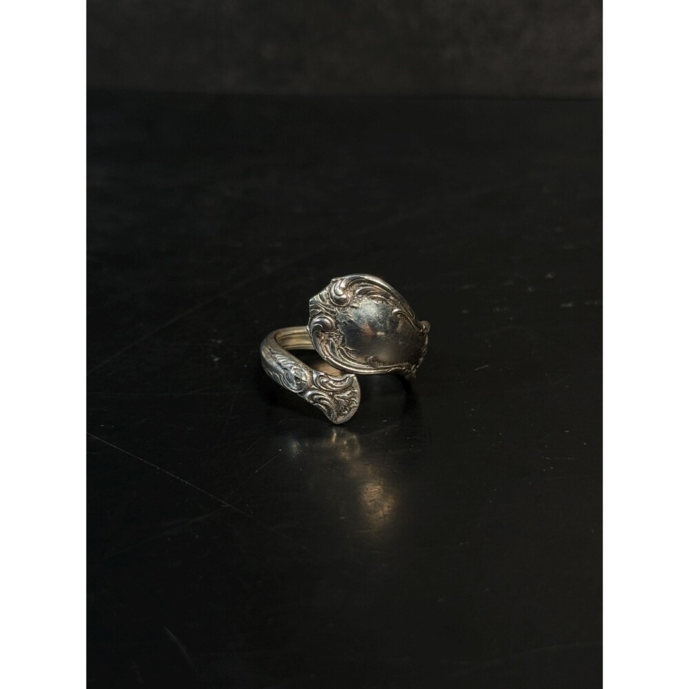Towle Old Master Sterling Silver Spoon Ring Adjustable Size 9